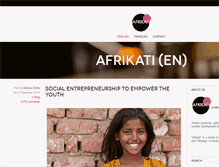 Tablet Screenshot of afrikati.com